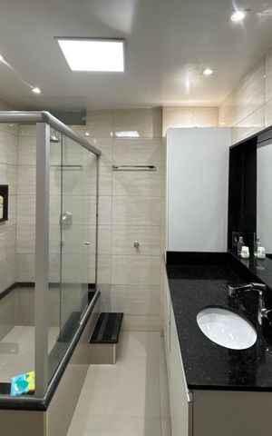 Apartamento para alugar com 150m², 3 quartos e 1 vaga Apartamento para alugar com 150m², 3 quartos e 1 vagaBanheiro social 1