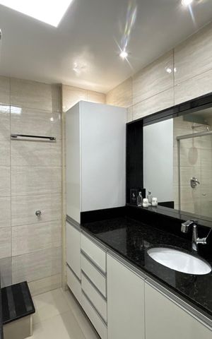 Apartamento para alugar com 150m², 3 quartos e 1 vaga Apartamento para alugar com 150m², 3 quartos e 1 vagaBanheiro social 1