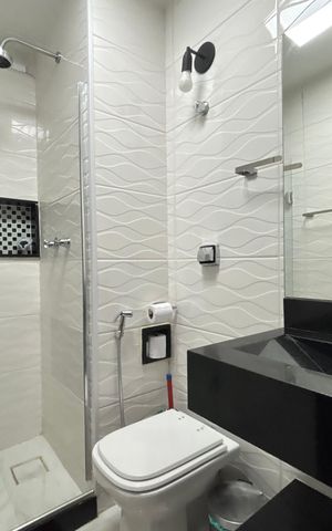 Apartamento para alugar com 150m², 3 quartos e 1 vaga Apartamento para alugar com 150m², 3 quartos e 1 vagaBanheiro social 2