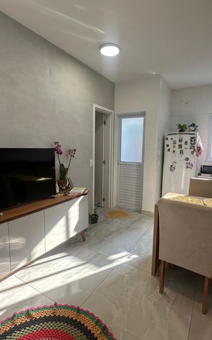 Casa de condomínio à venda com 112m², 3 quartos e 2 vagas Casa de condomínio à venda com 112m², 3 quartos e 2 vagasSala