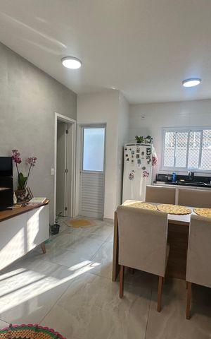 Casa de condomínio à venda com 112m², 3 quartos e 2 vagas Casa de condomínio à venda com 112m², 3 quartos e 2 vagasSala
