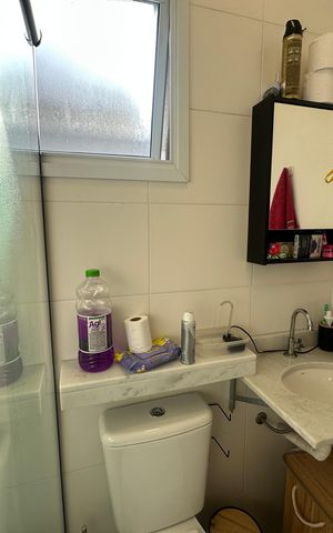 Casa de condomínio à venda com 112m², 3 quartos e 2 vagas Casa de condomínio à venda com 112m², 3 quartos e 2 vagasBanheiro Social
