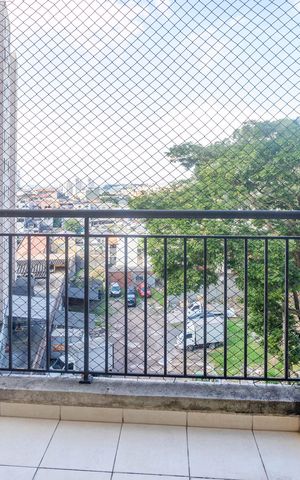 Apartamento à venda com 63m², 3 quartos e 1 vaga Apartamento à venda com 63m², 3 quartos e 1 vagaVaranda da sala