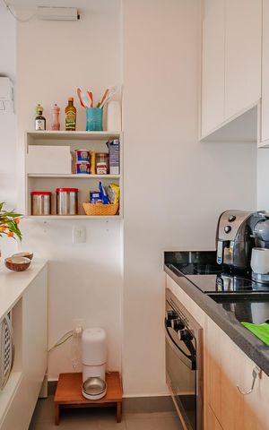 Apartamento à venda com 62m², 1 quarto e 1 vaga Apartamento à venda com 62m², 1 quarto e 1 vagaCozinha