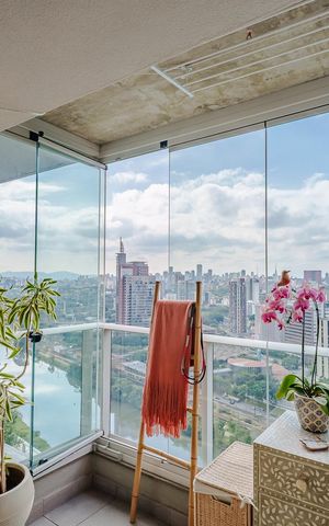 Apartamento à venda com 62m², 1 quarto e 1 vaga Apartamento à venda com 62m², 1 quarto e 1 vagaVaranda