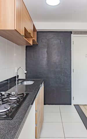 Apartamento à venda com 40m², 2 quartos e sem vaga Apartamento à venda com 40m², 2 quartos e sem vagaCozinha e Área de Serviço