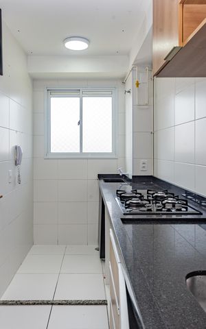 Apartamento à venda com 40m², 2 quartos e sem vaga Apartamento à venda com 40m², 2 quartos e sem vagaCozinha e Área de Serviço
