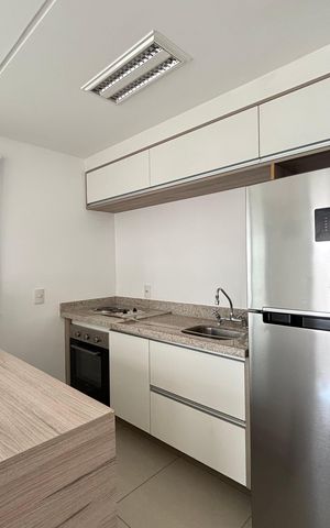 Apartamento para alugar com 56m², 1 quarto e 1 vaga Apartamento para alugar com 56m², 1 quarto e 1 vagaSala/Cozinha