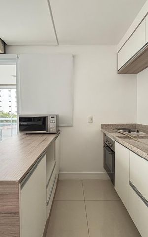 Apartamento para alugar com 56m², 1 quarto e 1 vaga Apartamento para alugar com 56m², 1 quarto e 1 vagaSala/Cozinha