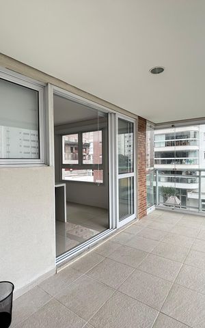 Apartamento para alugar com 56m², 1 quarto e 1 vaga Apartamento para alugar com 56m², 1 quarto e 1 vagaVaranda