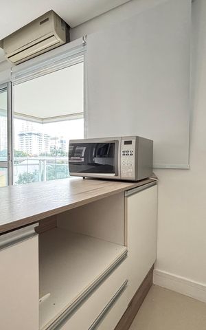 Apartamento para alugar com 56m², 1 quarto e 1 vaga Apartamento para alugar com 56m², 1 quarto e 1 vagaSala/Cozinha