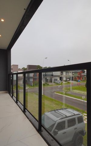 Casa de condomínio para alugar com 260m², 4 quartos e 2 vagasVaranda da Suíte 3