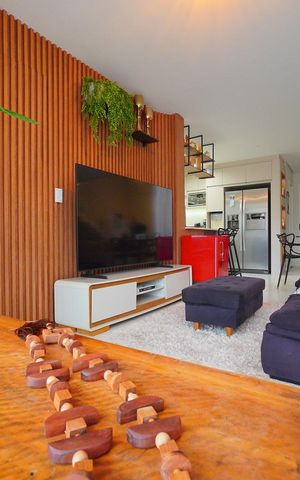 Casa de condomínio para alugar com 260m², 4 quartos e 2 vagasSala