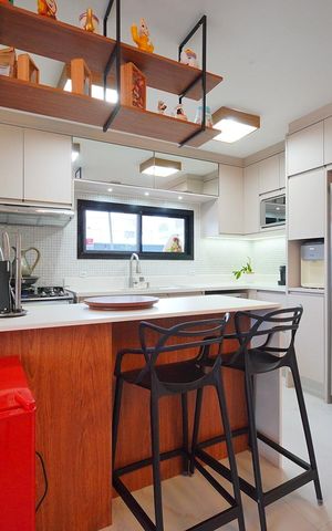 Casa de condomínio para alugar com 260m², 4 quartos e 2 vagasCozinha