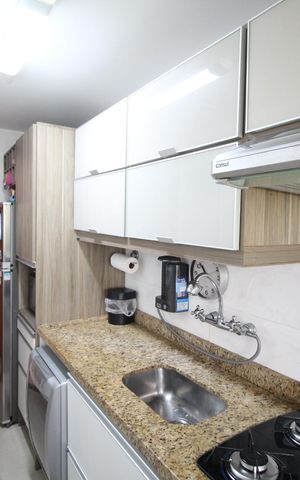 Apartamento à venda com 58m², 2 quartos e 1 vagaCozinha
