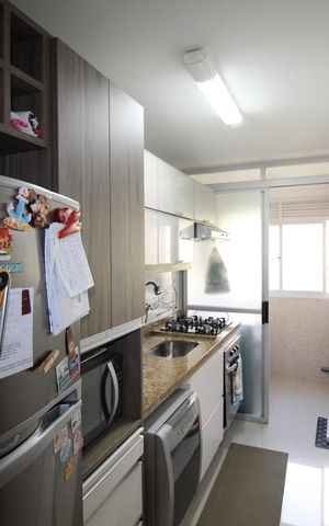 Apartamento à venda com 58m², 2 quartos e 1 vagaCozinha