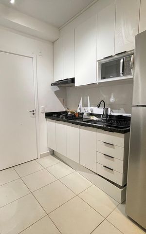 Apartamento à venda com 33m², 2 quartos e sem vaga Apartamento à venda com 33m², 2 quartos e sem vagaCozinha e Área de Serviço