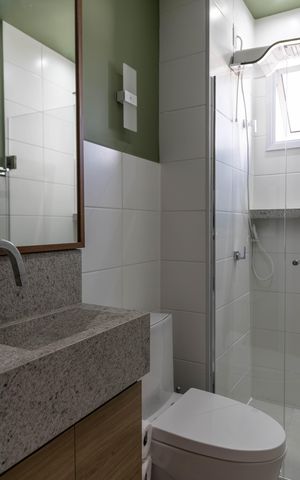 Apartamento à venda com 48m², 2 quartos e 1 vagaBanheiro Social