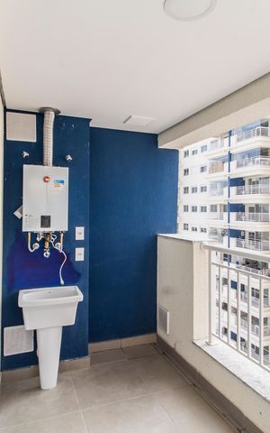 Apartamento para alugar com 56m², 2 quartos e 2 vagas Apartamento para alugar com 56m², 2 quartos e 2 vagasVaranda