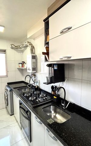Apartamento à venda com 60m², 3 quartos e 1 vaga Apartamento à venda com 60m², 3 quartos e 1 vagaCozinha - Armários