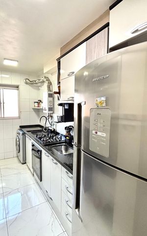 Apartamento à venda com 60m², 3 quartos e 1 vaga Apartamento à venda com 60m², 3 quartos e 1 vagaCozinha - Armários
