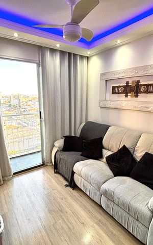 Apartamento à venda com 60m², 3 quartos e 1 vaga Apartamento à venda com 60m², 3 quartos e 1 vagaSala