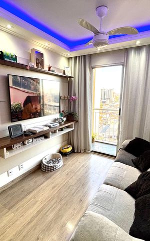 Apartamento à venda com 60m², 3 quartos e 1 vaga Apartamento à venda com 60m², 3 quartos e 1 vagaSala