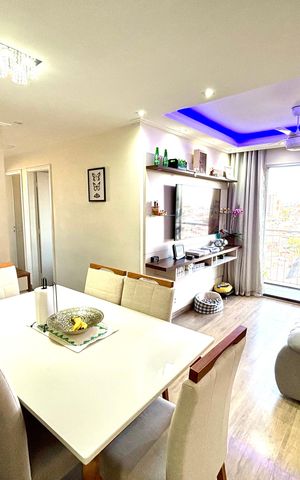 Apartamento à venda com 60m², 3 quartos e 1 vaga Apartamento à venda com 60m², 3 quartos e 1 vagaSala de jantar