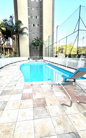 Apartamento à venda com 60m², 3 quartos e 1 vaga Apartamento à venda com 60m², 3 quartos e 1 vagaÁrea comum - Piscina