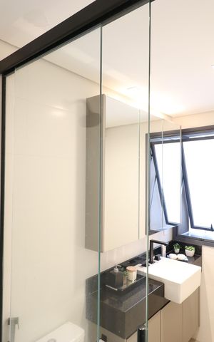 Apartamento à venda com 104m², 3 quartos e 2 vagasBanheiro da Suíte