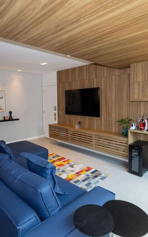 Apartamento à venda com 113m², 3 quartos e 2 vagasSala de TV