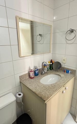 Apartamento à venda com 65m², 2 quartos e 1 vagaBanheiro Social