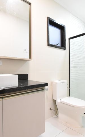 Casa à venda com 200m², 3 quartos e 4 vagasBanheiro 2