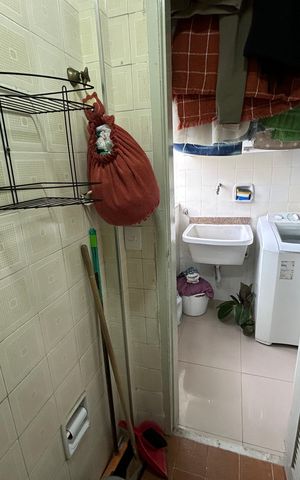Apartamento à venda com 58m², 1 quarto e 1 vagaBanheiro de serviço