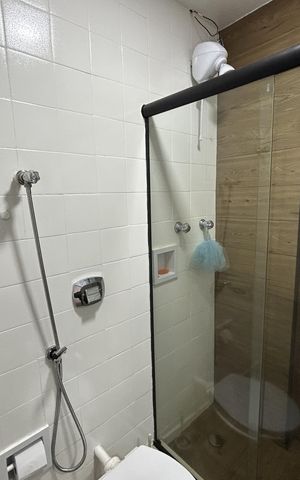 Apartamento à venda com 58m², 1 quarto e 1 vagaBanheiro