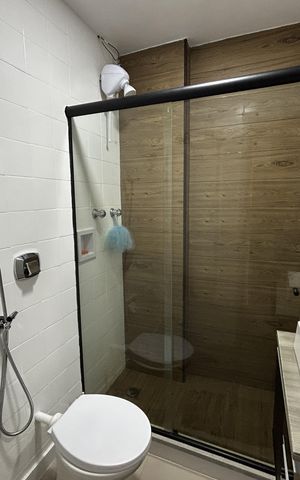 Apartamento à venda com 58m², 1 quarto e 1 vagaBanheiro