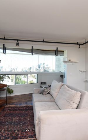 Apartamento à venda com 70m², 1 quarto e 2 vagasSala