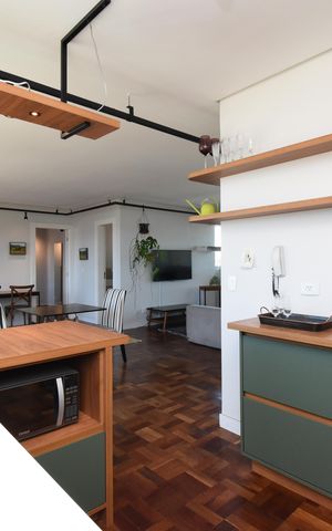 Apartamento à venda com 70m², 1 quarto e 2 vagasCozinha
