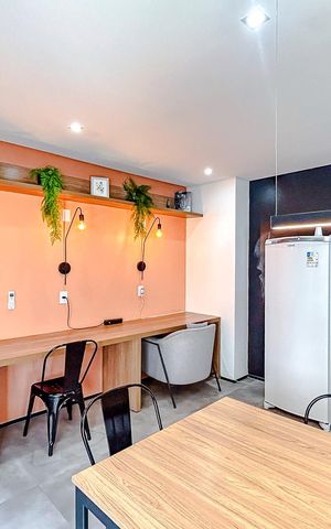 Apartamento à venda com 34m², 2 quartos e sem vagaÁrea comum