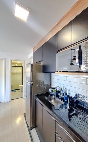 Apartamento à venda com 34m², 2 quartos e sem vagaCozinha e Área de Serviço