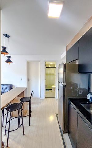 Apartamento à venda com 34m², 2 quartos e sem vagaCozinha e Área de Serviço