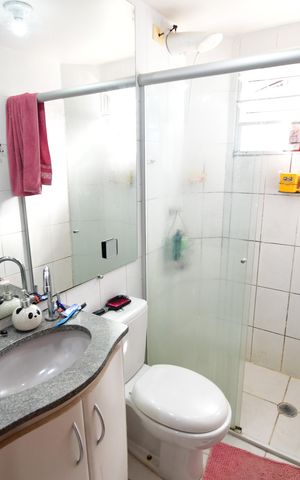 Apartamento à venda com 67m², 3 quartos e 1 vagaBanheiro Social