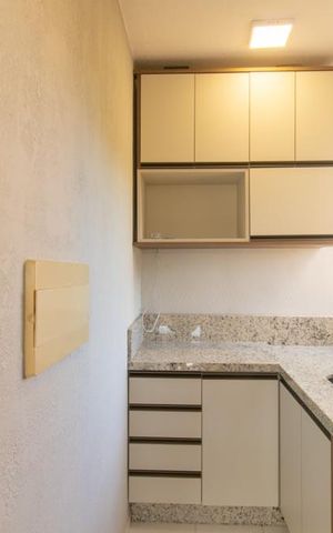 Apartamento à venda com 38m², 2 quartos e 1 vaga Apartamento à venda com 38m², 2 quartos e 1 vagaCozinha e Área de Serviço