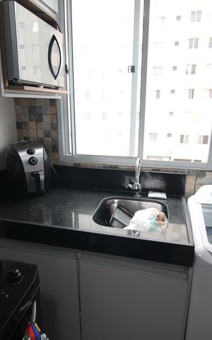 Apartamento à venda com 50m², 2 quartos e 1 vagaCozinha e Área de Serviço