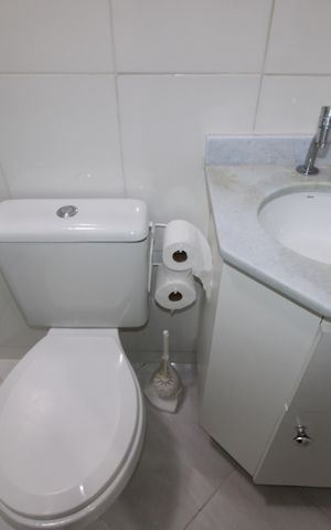 Casa de condomínio à venda com 65m², 2 quartos e 1 vagaQuarto 2 - Banheiro