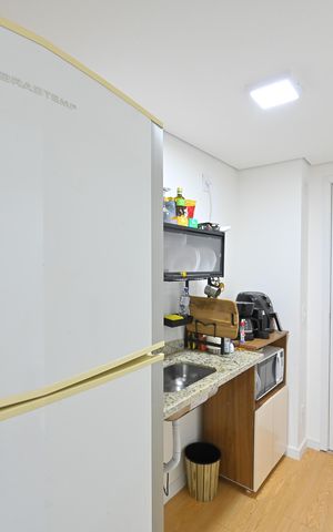 Studio à venda com 27m², 1 quarto e sem vagaCozinha
