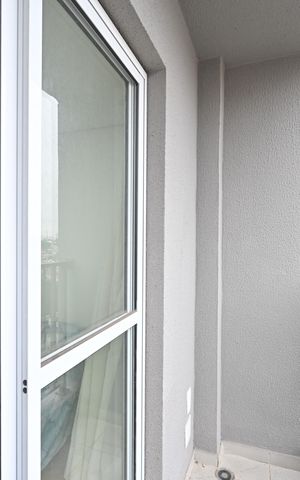 Studio à venda com 27m², 1 quarto e sem vagaVaranda