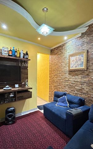 Casa à venda com 70m², 2 quartos e 1 vaga