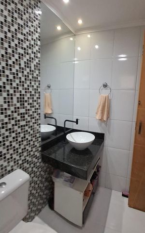 Apartamento à venda com 54m², 2 quartos e 1 vaga Apartamento à venda com 54m², 2 quartos e 1 vagaBanheiro Suíte