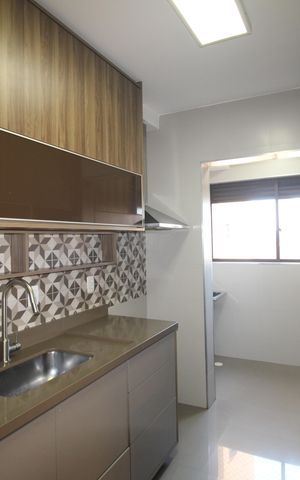 Apartamento para alugar com 67m², 2 quartos e 2 vagasSala / Cozinha